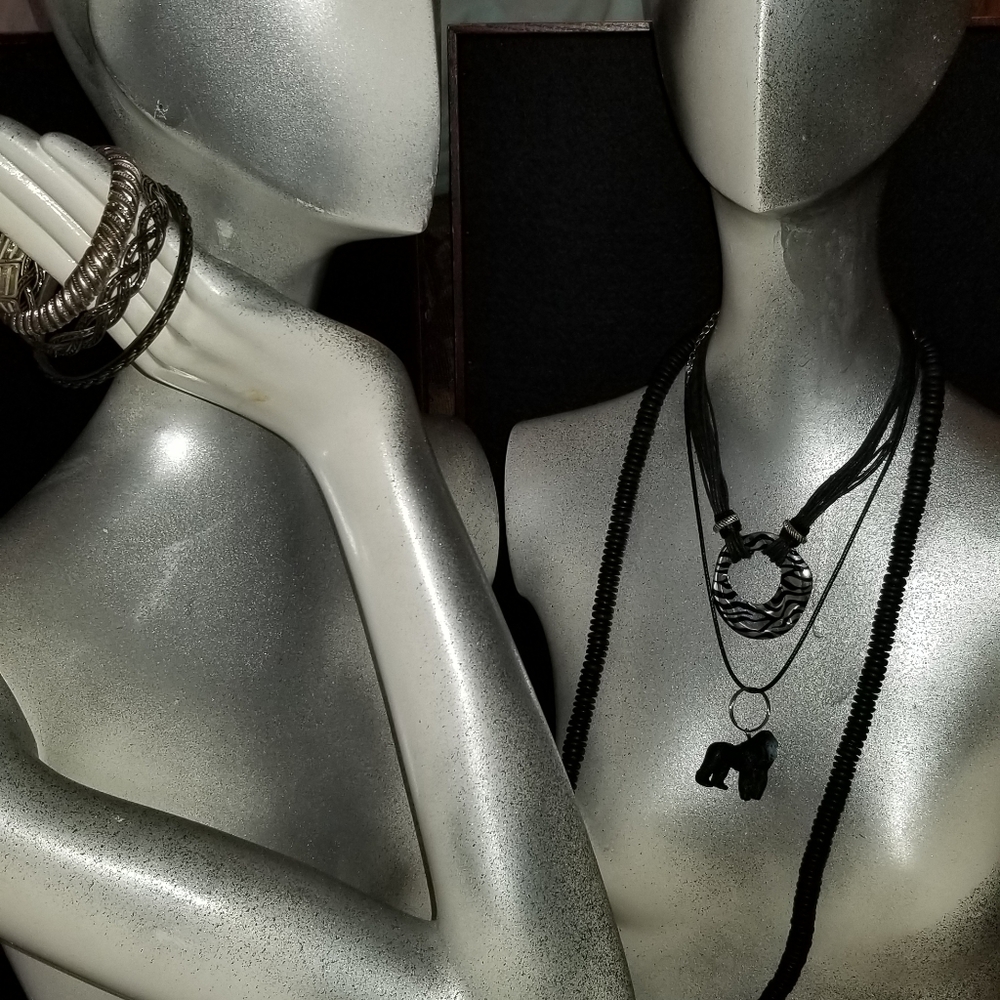 Lot Set Boho Gorilla Necklaces Earrings Bracelets